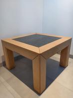 Eiken salontafel/bijzettafel, Ophalen, 50 tot 100 cm, 50 tot 100 cm, Zo goed als nieuw