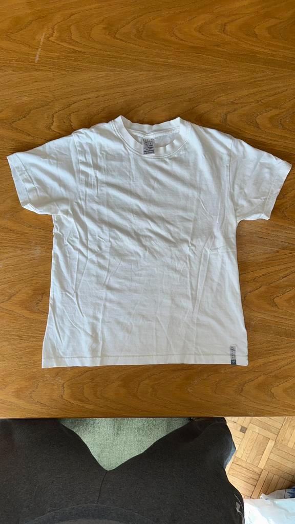 Eenvoudig wit T-shirt van Domyos - De essentiële basis, Kinderen en Baby's, Kinderkleding | Maat 140, Gebruikt, Jongen of Meisje