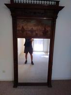 Antieke spiegel met schilderij op doek, Antiek en Kunst, Antiek | Spiegels, Ophalen