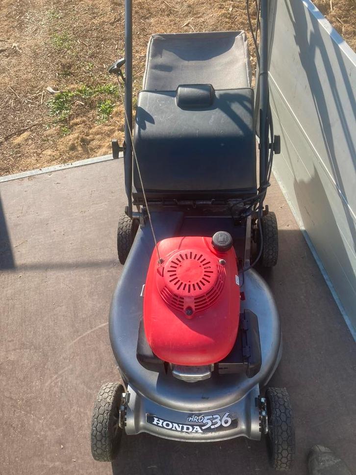 Honda hrd 536, Tuin en Terras, Grasmaaiers, Zo goed als nieuw, Opvangbak, Ophalen
