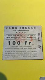 Ticket Club Brugge Winterslag 26/02/77 1/4 Beker van België, Verzenden