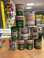 Lot Castrol olie blikken, Verzamelen, Ophalen of Verzenden, Gebruikt, Overige, Overige merken