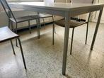 Keukentafel + 4 stoelen, Huis en Inrichting, Tafels | Eettafels, Ophalen, Gebruikt