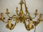 Kroonluchter, Huis en Inrichting, Lampen | Kroonluchters, Ophalen, Zo goed als nieuw, Metaal, Vlaamse stijl