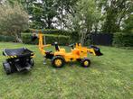 Rolly Toys rollyJunior CAT traptrekker + aanhanger, Ophalen, Zo goed als nieuw, Trapvoertuig