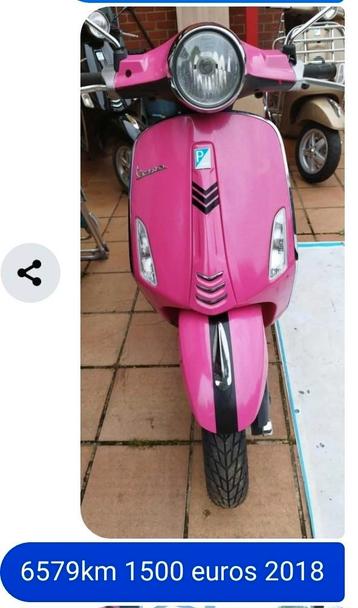 Vespa Primavera 2018 beschikbaar voor biedingen