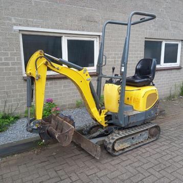 Wacker Neuson 803 minigraver ( Bj 2020) Verstelbaar 3 CIL