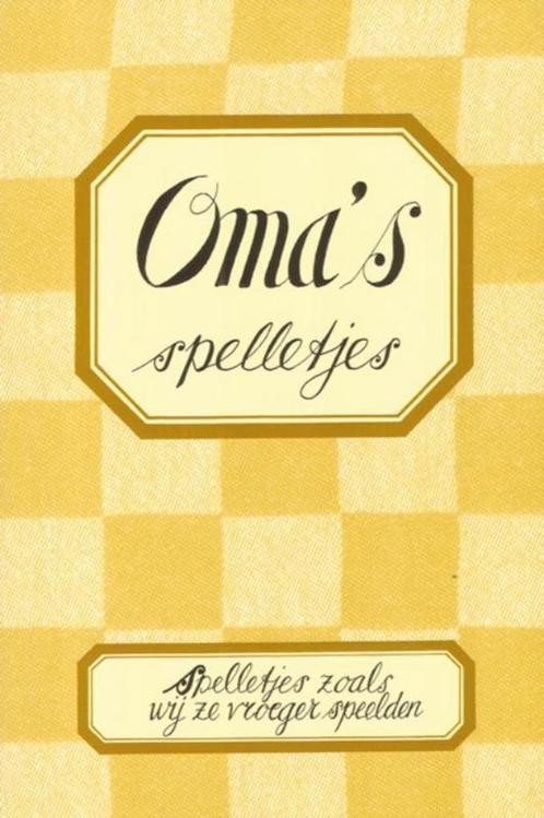Oma's spelletjes - spelletjes zoals ze vroeger speelden, Boeken, Hobby en Vrije tijd, Zo goed als nieuw, Ophalen of Verzenden