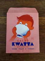 Cacao KWATTA  sachet papier d'après Hervé Morvan., Ophalen of Verzenden, Nieuw, Verpakking