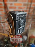 Vintage '50s Yashicaflex ASII twin lens reflex camera Japan, Flitser, 1940 tot 1960, Ophalen of Verzenden