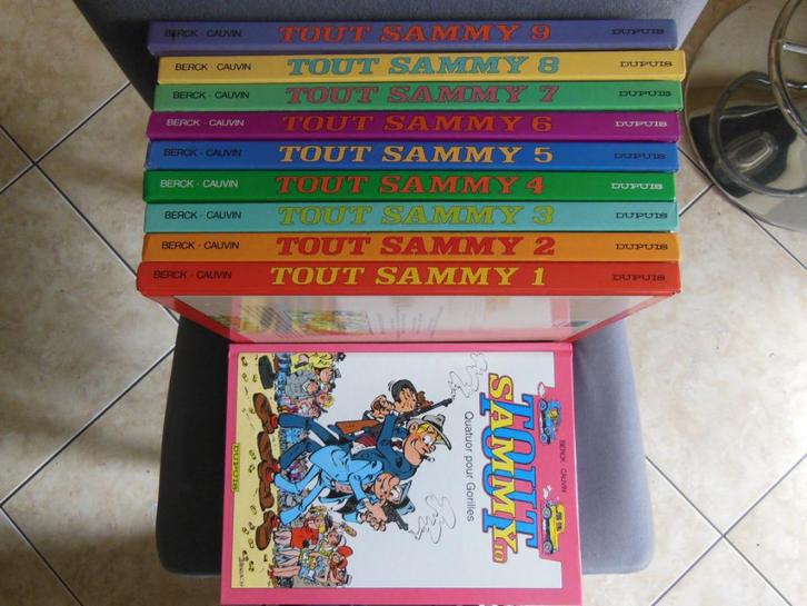 Lot BD Tout Sammy 1 à 10 Série complète Toutes en EO, Boeken, Stripverhalen, Gelezen, Ophalen of Verzenden