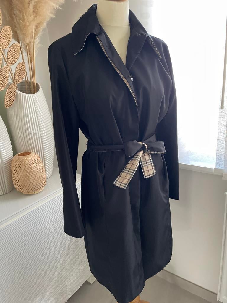 Veste Burberry vintage Taille XL Authentique, Kleding | Dames, Jassen | Winter, Zo goed als nieuw, Zwart, Ophalen