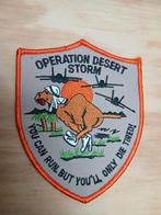 Ecusson original Opération Desert Storm, Collections, Enlèvement ou Envoi, Armée de terre, Emblème ou Badge