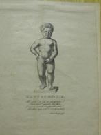 Manneken Pis, litho de Burggraaff 15.07.1827, Ophalen of Verzenden