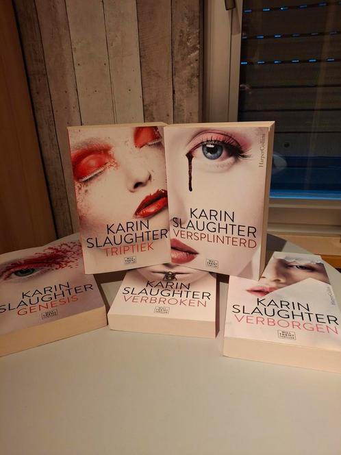 5 misdaadtrillers Karin Slaughter, Boeken, Chicklit, Zo goed als nieuw, Ophalen of Verzenden