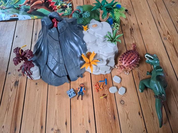 Playmobil dinos uitbarstingen vulkaan set 5230, Kinderen en Baby's, Speelgoed | Playmobil, Gebruikt, Complete set, Ophalen of Verzenden