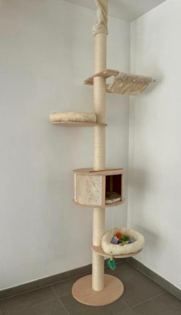 Plafond krabpaal, Dieren en Toebehoren, Krabmeubelen, Zo goed als nieuw, Krabpaal, Ophalen