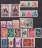 België 1942 compleet jaar, Postzegels en Munten, Spoor van plakker, Verzenden, Postfris