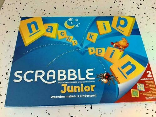 Gezelschapspel scrabble junior, Hobby en Vrije tijd, Gezelschapsspellen | Kaartspellen, Gebruikt, Ophalen of Verzenden