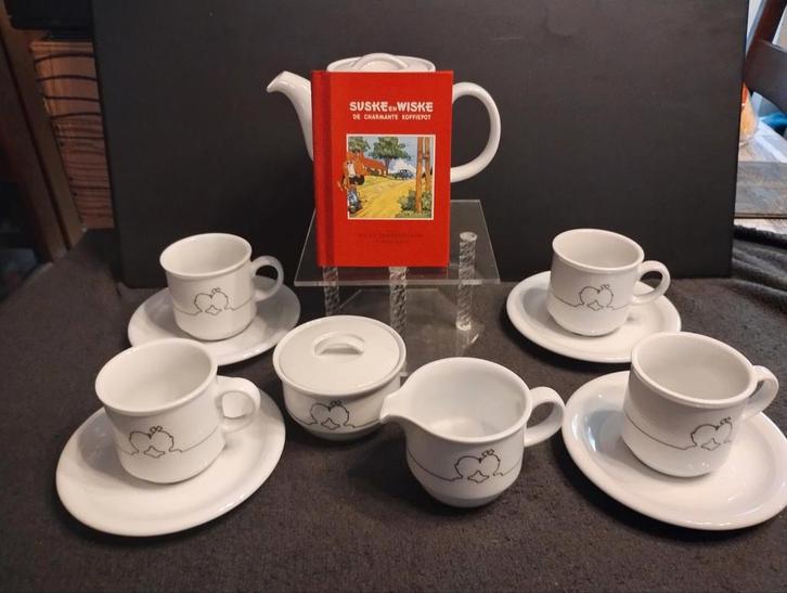 suske wiske servies: charmante koffiepot 2004 267 / 275 ex., Verzamelen, Stripfiguren, Zo goed als nieuw, Gebruiksvoorwerp, Suske en Wiske
