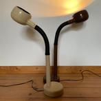 2X vintage desk light , tafellamp, burolamp, Metaal, Gebruikt, Ophalen of Verzenden, 50 tot 75 cm