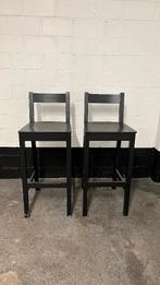 IKEA nordviken barkruk (2 stuks), Ophalen, Met voetsteun, 60 tot 90 cm, Zo goed als nieuw