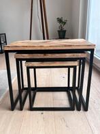 3 salontafeltjes, Huis en Inrichting, Ophalen, 50 tot 100 cm, Zo goed als nieuw, Overige houtsoorten