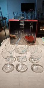set Beaujolais 6 glazen plus karaf Kristalglas, Ophalen of Verzenden, Nieuw, Overige typen