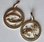 Uno A Erre Vintage Hangers Zilver 800 VIS + LEEUW Zodiac, Ophalen of Verzenden, Zilver, Hanger