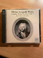 2 x CD - Silvius Leopold Weiss - Kurt Schneeweiss, guitar, Cd's en Dvd's, Ophalen of Verzenden, Barok, Zo goed als nieuw, Met libretto