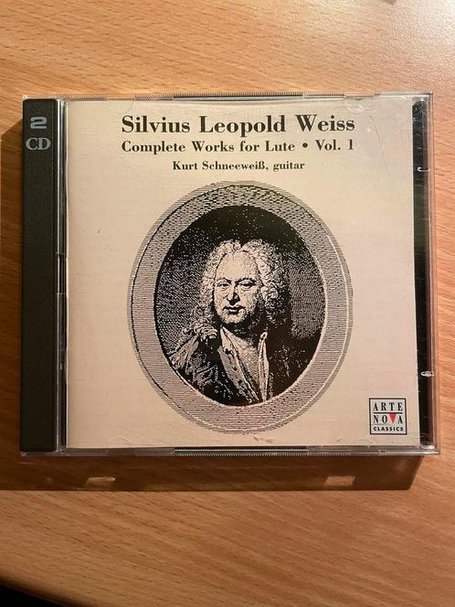 2 x CD - Silvius Leopold Weiss - Kurt Schneeweiss, guitar, Cd's en Dvd's, Cd's | Klassiek, Zo goed als nieuw, Barok, Met libretto