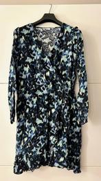 Versia blauw kleed met print, Blauw, Maat 42/44 (L), Ophalen of Verzenden, Zo goed als nieuw