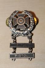 US schooting speld, Verzamelen, Militaria | Algemeen, Ophalen of Verzenden, Landmacht, Embleem of Badge