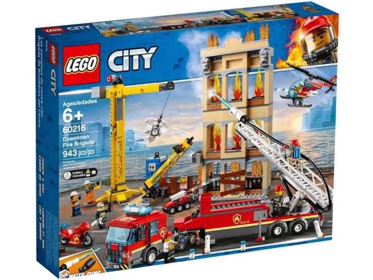 Lego City 60216 Brandweerkazerne, Kinderen en Baby's, Speelgoed | Duplo en Lego, Nieuw, Lego, Ophalen of Verzenden