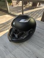 zwarte systeemhelm met ingebouwde zonneklep, Motoren, XS, Systeemhelm, Dames, Tweedehands