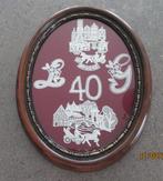 Ovale kader met zeer fijne kantenfiguurtjes van Brugge, Antiek en Kunst, Curiosa en Brocante, Ophalen of Verzenden