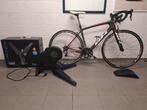 Lot home trainer Tacx + vélo BH, Fietsen en Brommers, Fietsen | Racefietsen, Ophalen, Carbon
