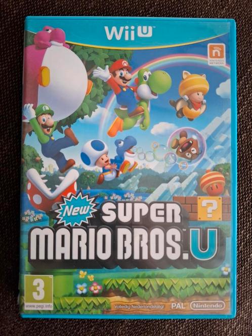 WiiU New Super Mario Bros (compleet), Games en Spelcomputers, Games | Nintendo Wii U, Zo goed als nieuw, Ophalen of Verzenden