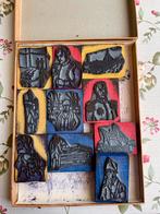 8 complete dozen schoolstempels, Enlèvement