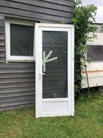 Porte Entrée + chambranle, Gebruikt, 150 tot 225 cm, Inclusief glas, Ophalen
