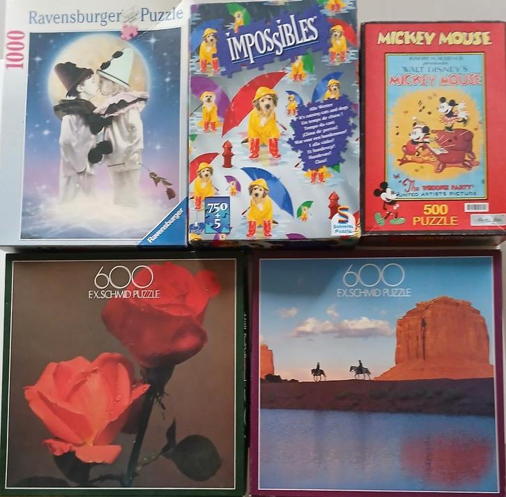 Puzzels, Hobby & Loisirs créatifs, Sport cérébral & Puzzles, Utilisé, Puzzle, 500 à 1500 pièces, Enlèvement