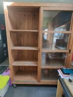 vintage vitrinekast boekenkast, Huis en Inrichting, Ophalen, Gebruikt