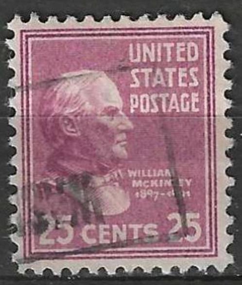 USA 1938 - Yvert 394 - William McKinley (ST), Postzegels en Munten, Postzegels | Amerika, Gestempeld, Verzenden