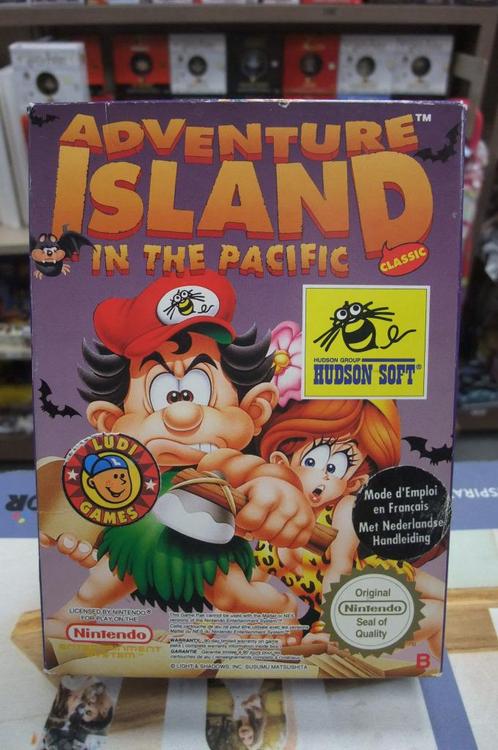Adventure island in the pacfic (cib) fra nes, Games en Spelcomputers, Games | Nintendo NES, Gebruikt, Platform, 1 speler, Vanaf 3 jaar