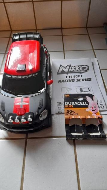 Voiture de course à batterie avec télécommande, NIKKO, Autres marques, 1:50 ou moins, Enlèvement ou Envoi, Voiture