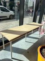 Tables teinté blanc motif chêne, 200x60 cm, 150 à 200 cm, Comme neuf, Enlèvement, 50 à 100 cm