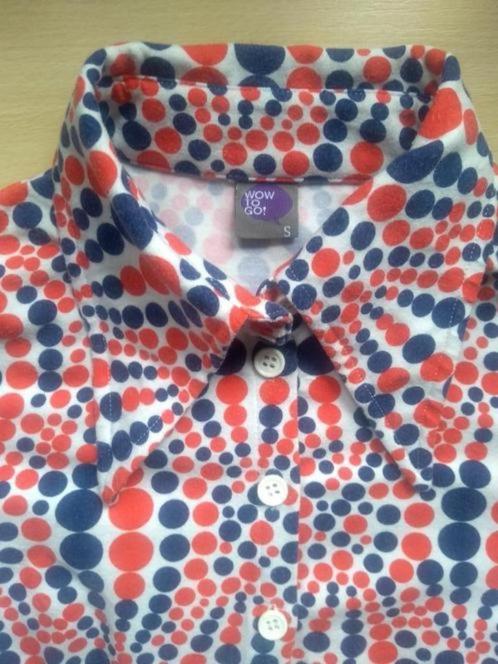 bloes lange mouw/dameshemd, Kleding | Dames, Blouses en Tunieken, Gedragen, Maat 38/40 (M), Wit, Ophalen of Verzenden