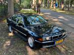 BMW E38 7 Serie 728i, Auto's, Automaat, Zwart, Blauw, 7 Reeks