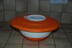 TUPPERWARE Grote mengkom met oranje deksel NIEUW!, Huis en Inrichting, Ophalen of Verzenden, Nieuw, Wit, Bak of Kom