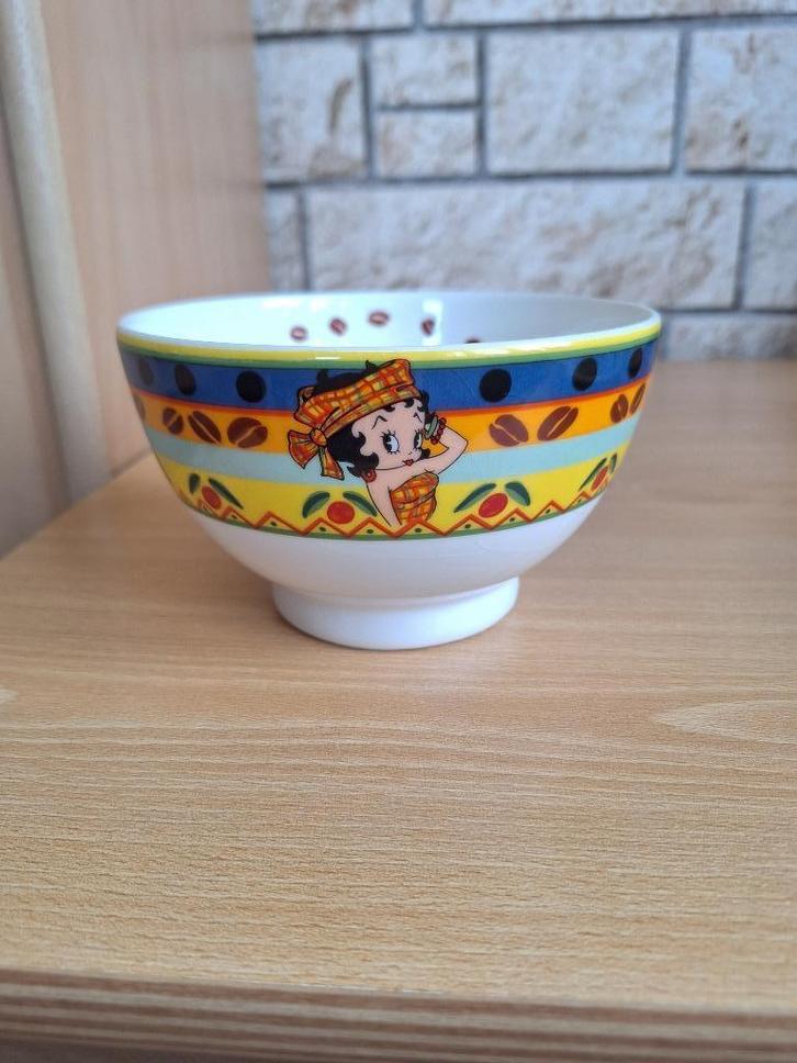 Betty Boop Vintage Tropico Diffusion soepkom uit 1995, Verzamelen, Beelden en Beeldjes, Nieuw, Mens, Ophalen of Verzenden